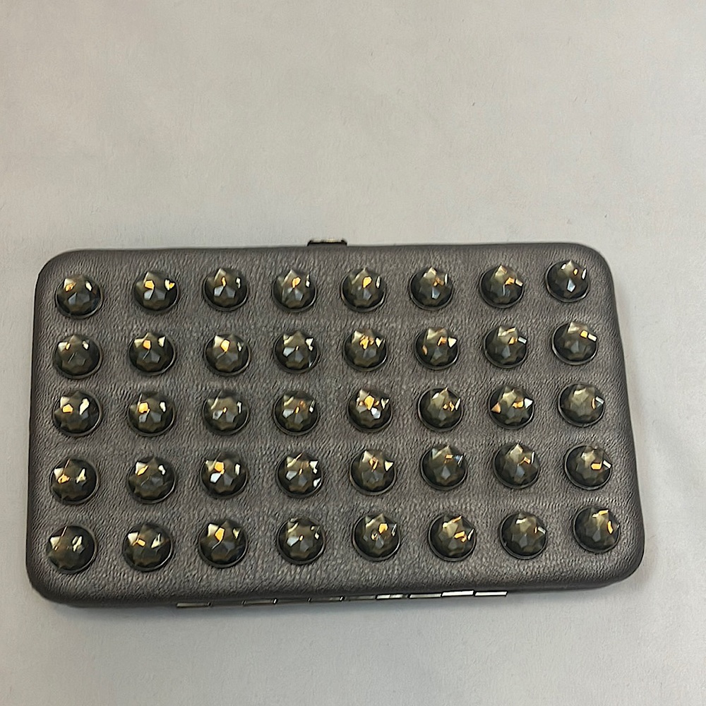 Clutch hard case mini wallet